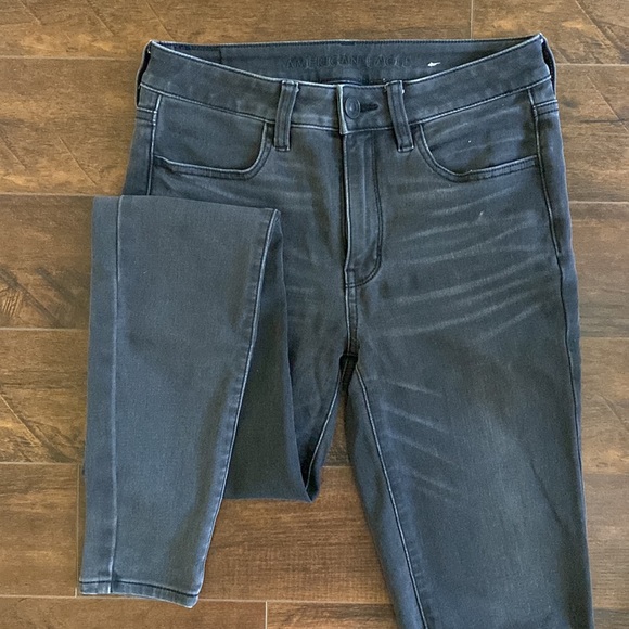 American Eagle - Super Stretch High Rise Jegging - 6 X-Long - Grey - Picture 2 of 5